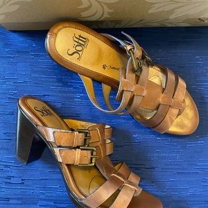 Sofft Sascha sandals with heel size 7.5 M